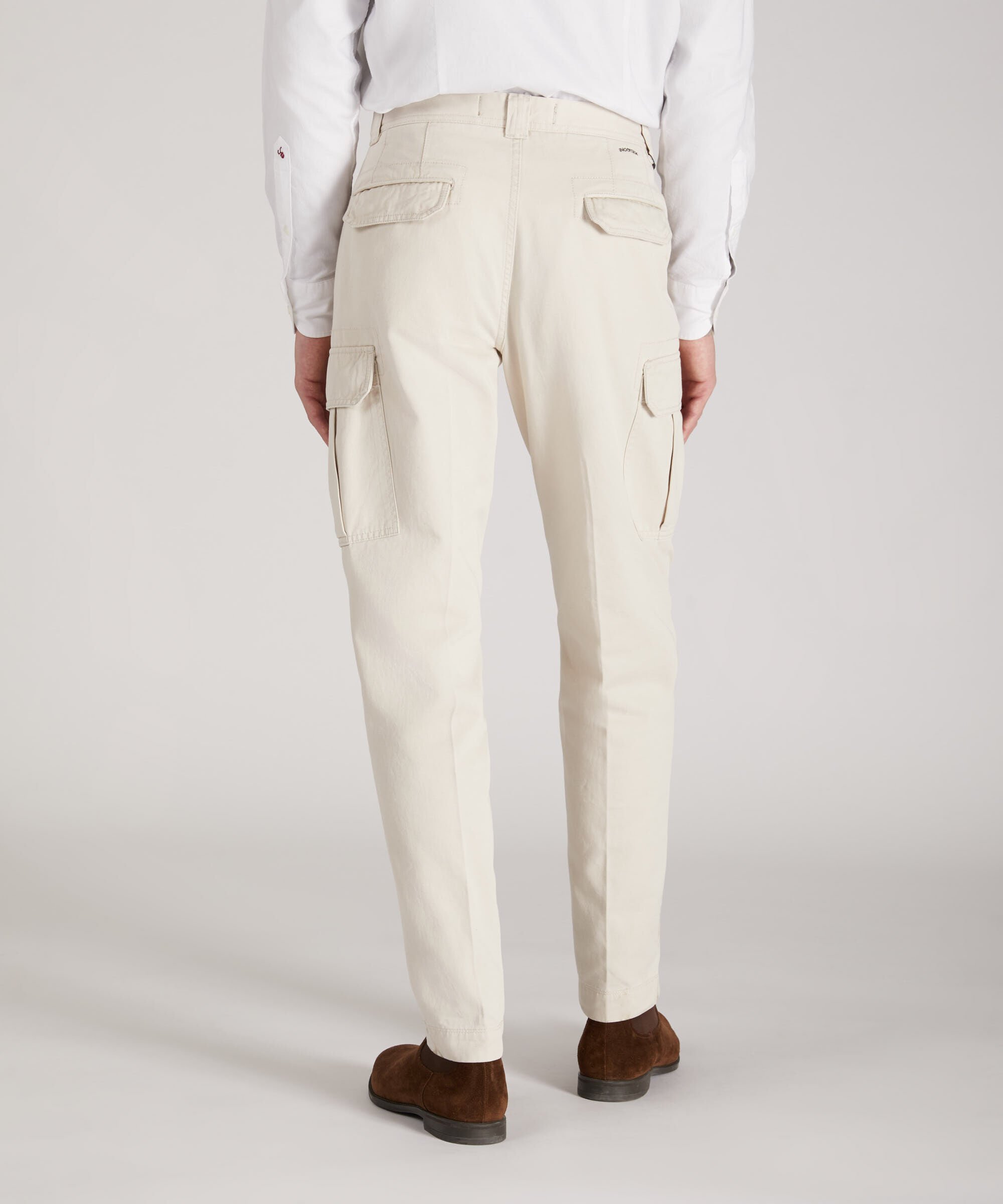 Buy Reiss Khaki Erin Cotton Tapered Trousers from Next USA